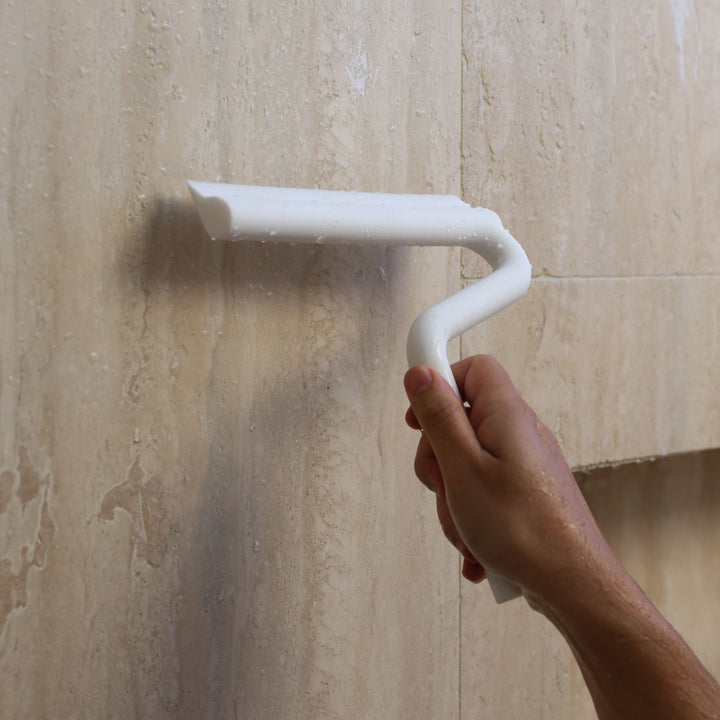 DESIGNSTUFF CURV Shower Wiper, White