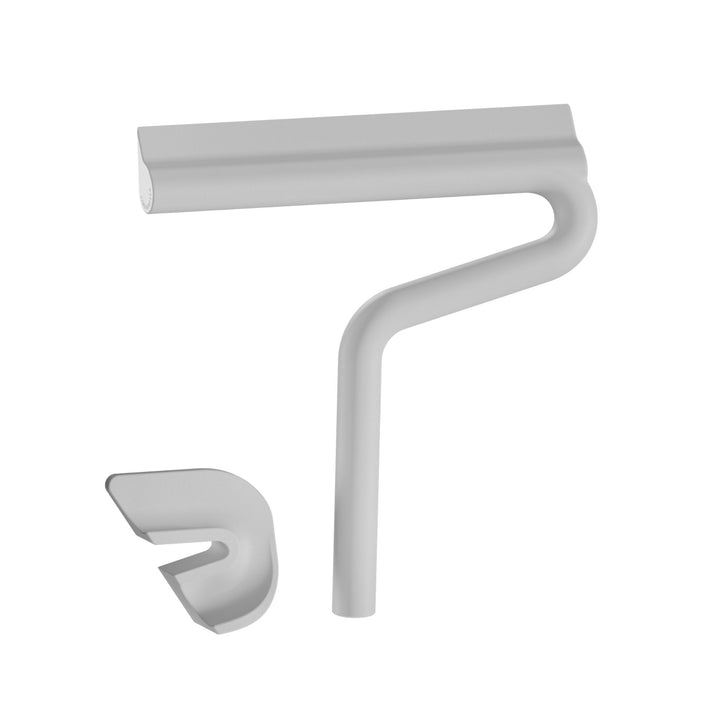 DESIGNSTUFF CURV Shower Wiper, Light Grey