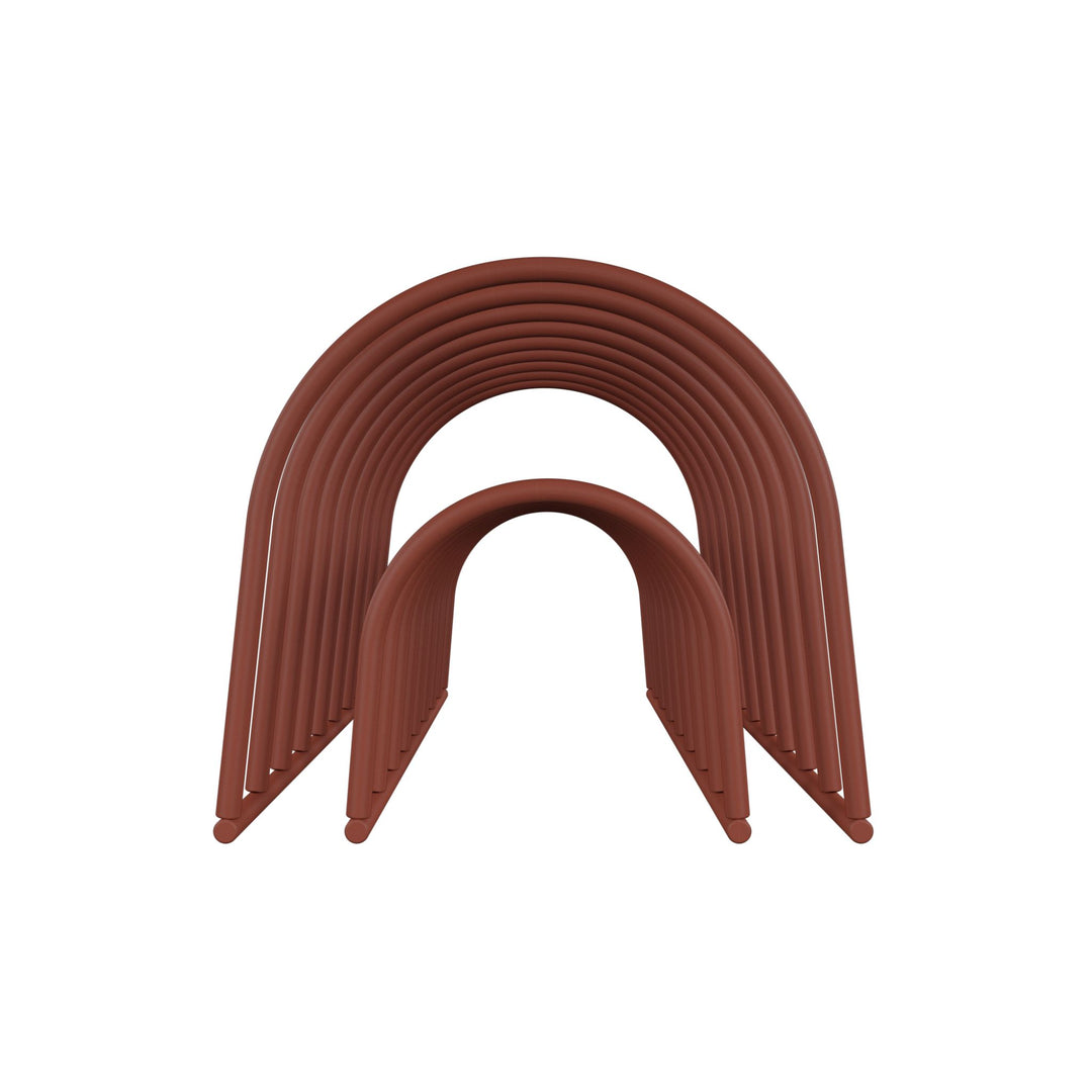 DESIGNSTUFF DRIP Dish Drainer, Brick (Set of 2)