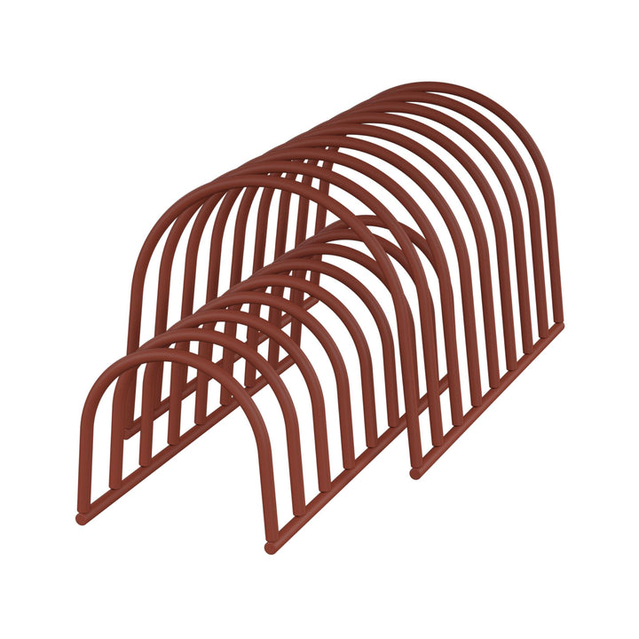 DESIGNSTUFF DRIP Dish Drainer, Brick (Set of 2)