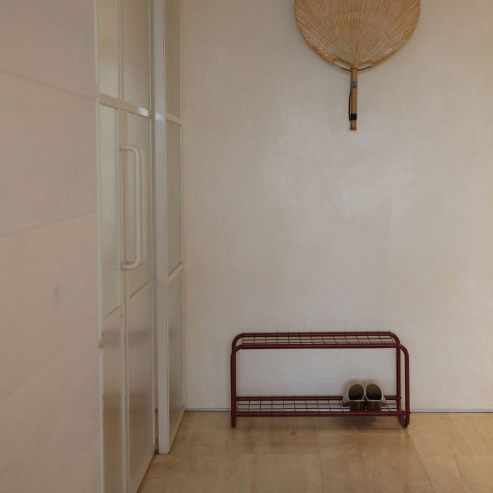 DESIGNSTUFF FORMA Shoe Rack, Brick