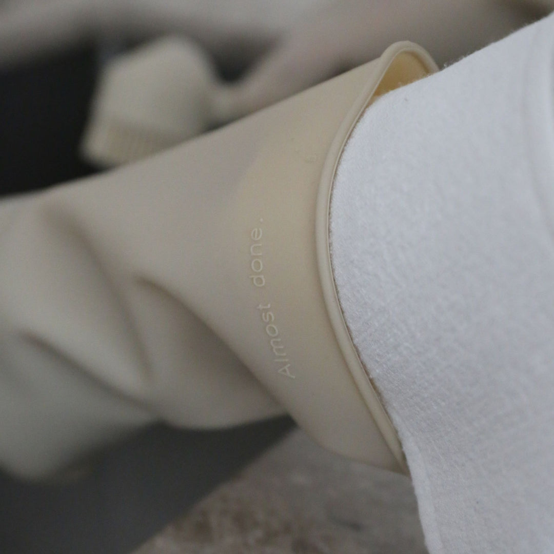 DESIGNSTUFF ETTA Silicone Dish Gloves, Size S/M,  Sand