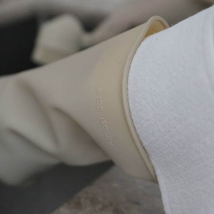 DESIGNSTUFF ETTA Silicone Dish Gloves, Size S/M,  Sand
