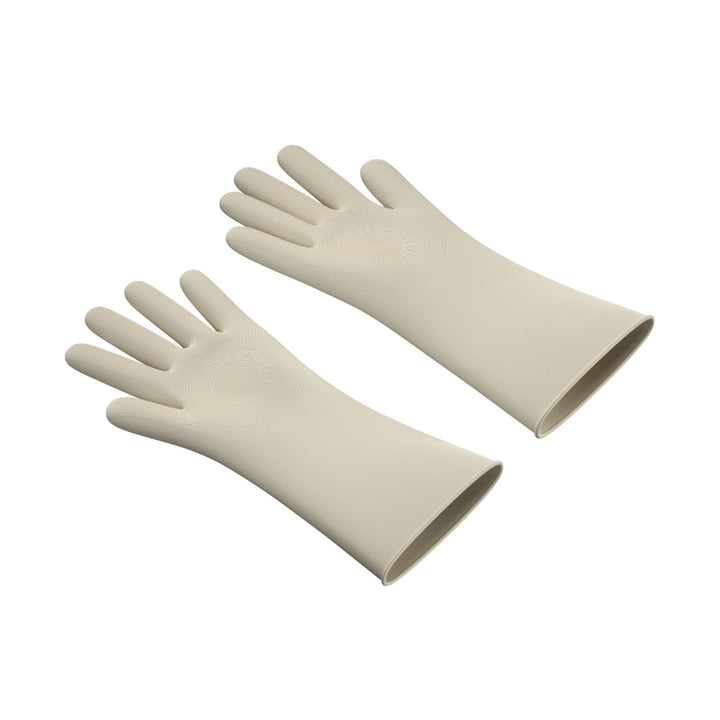 DESIGNSTUFF ETTA Silicone Dish Gloves, Size S/M,  Sand