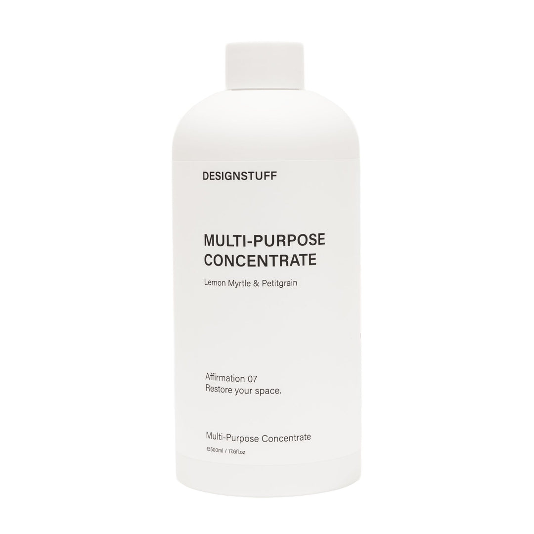 DESIGNSTUFF Multi-Purpose Cleaner Concentrate, Lemon Myrtle & Petitgrain, 500ml