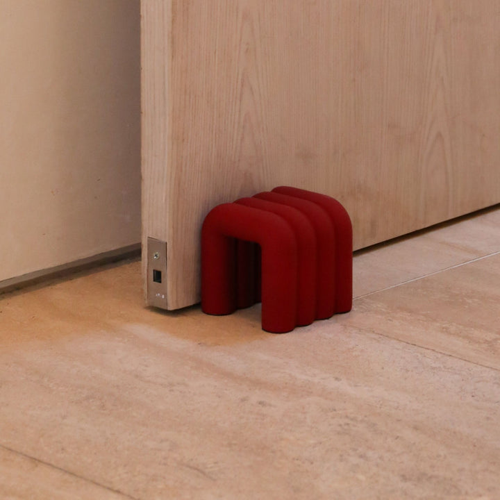 DESIGNSTUFF VIAH Arch Door Stopper, Brick