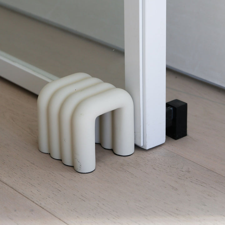DESIGNSTUFF VIAH Arch Door Stopper, Sand