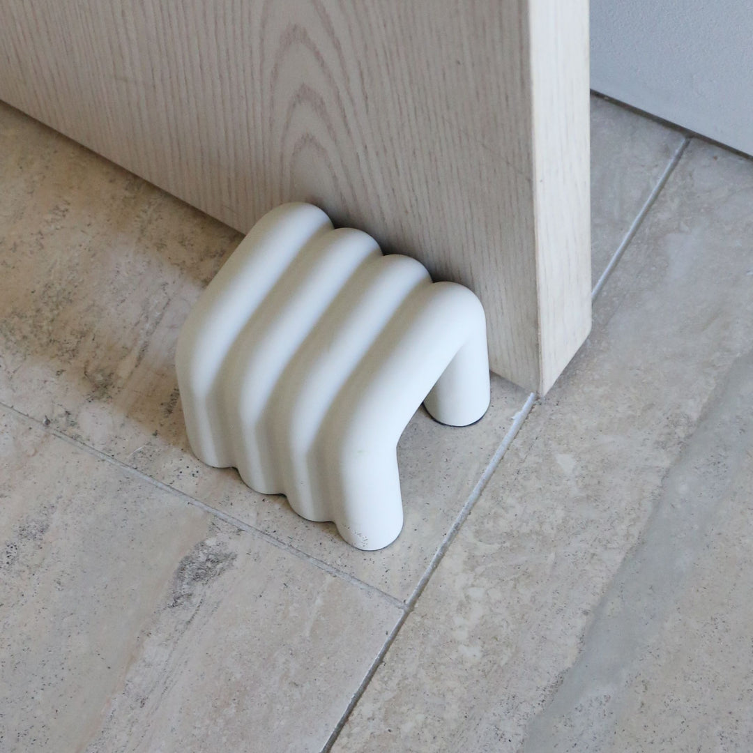 DESIGNSTUFF VIAH Arch Door Stopper, Sand