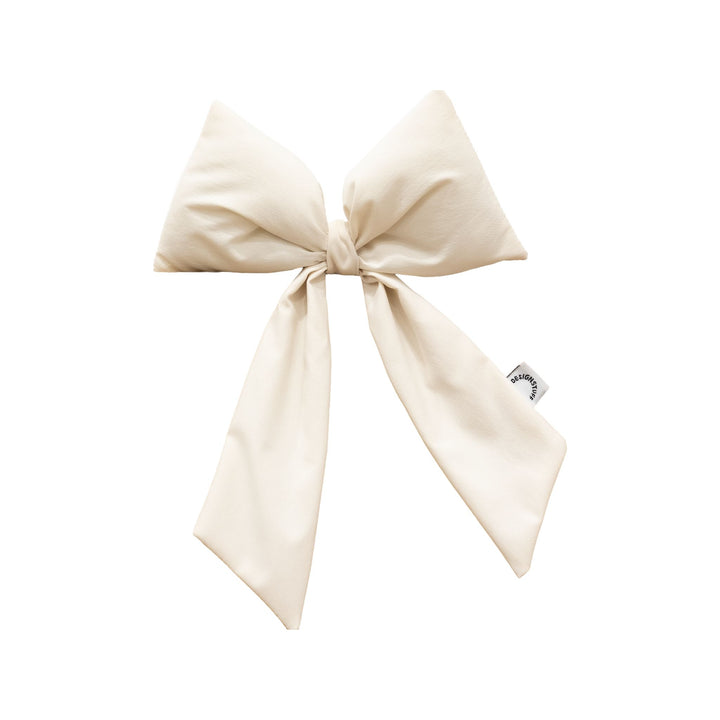 DESIGNSTUFF VIRA Bow w/ Tree Clip, Cream