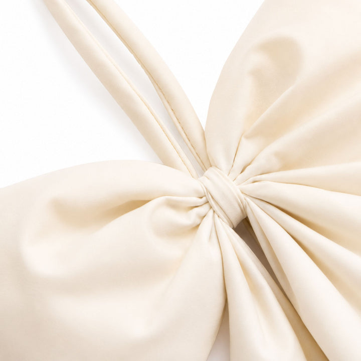 DESIGNSTUFF VIRA Bow for Hanging, H32 cm, Cream