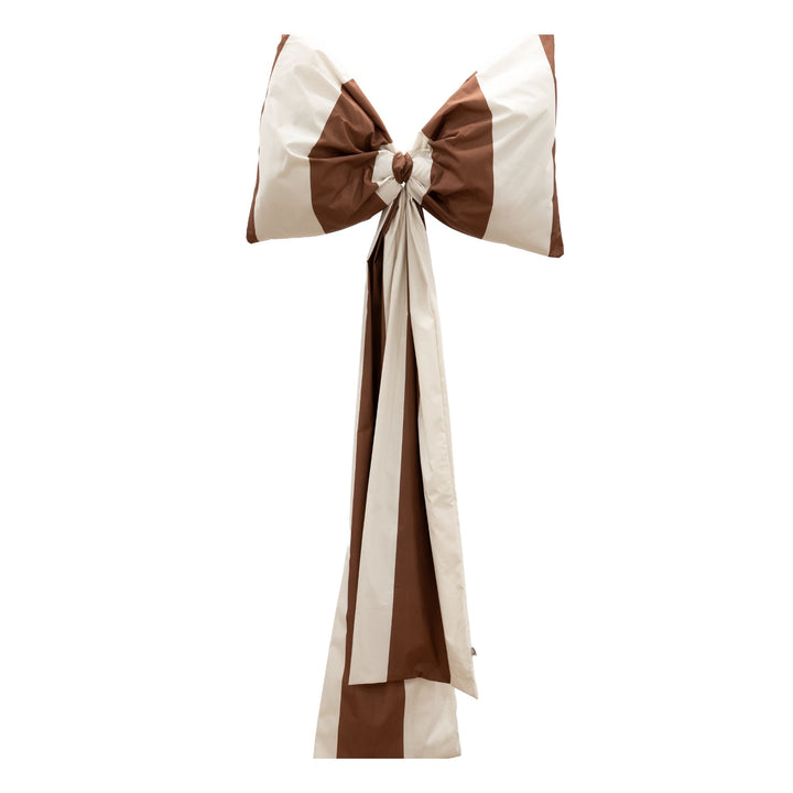 DESIGNSTUFF VIRA X-Large Bow, H130 cm, Stripe Cream/Ochre