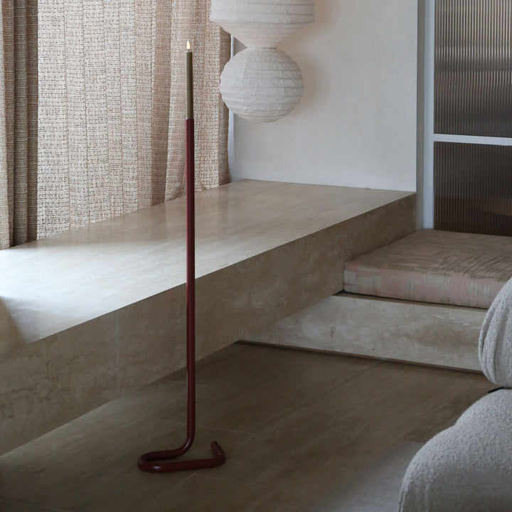 DESIGNSTUFF VIAH Candle Holder Floor, Brick