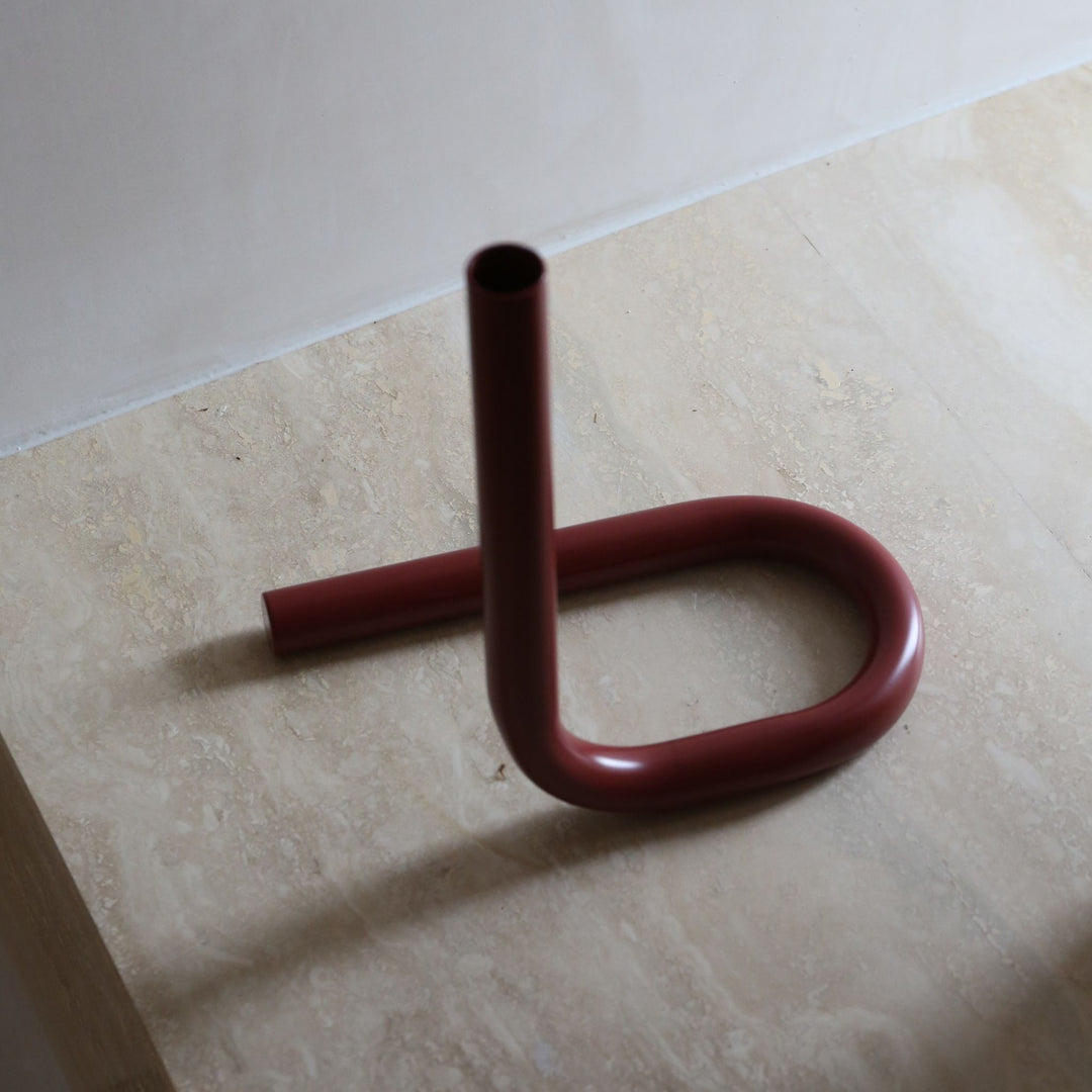 DESIGNSTUFF VIAH Candle Holder, Brick