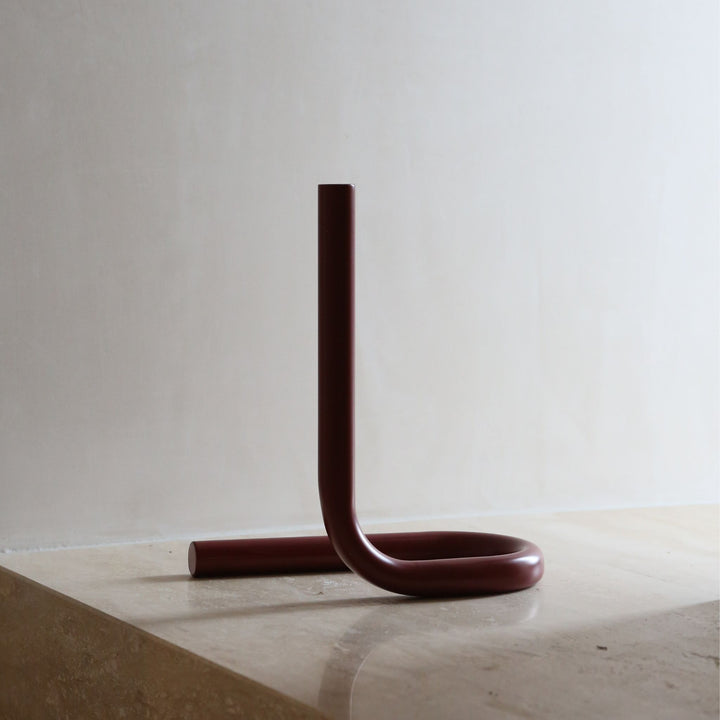 DESIGNSTUFF VIAH Candle Holder, Brick