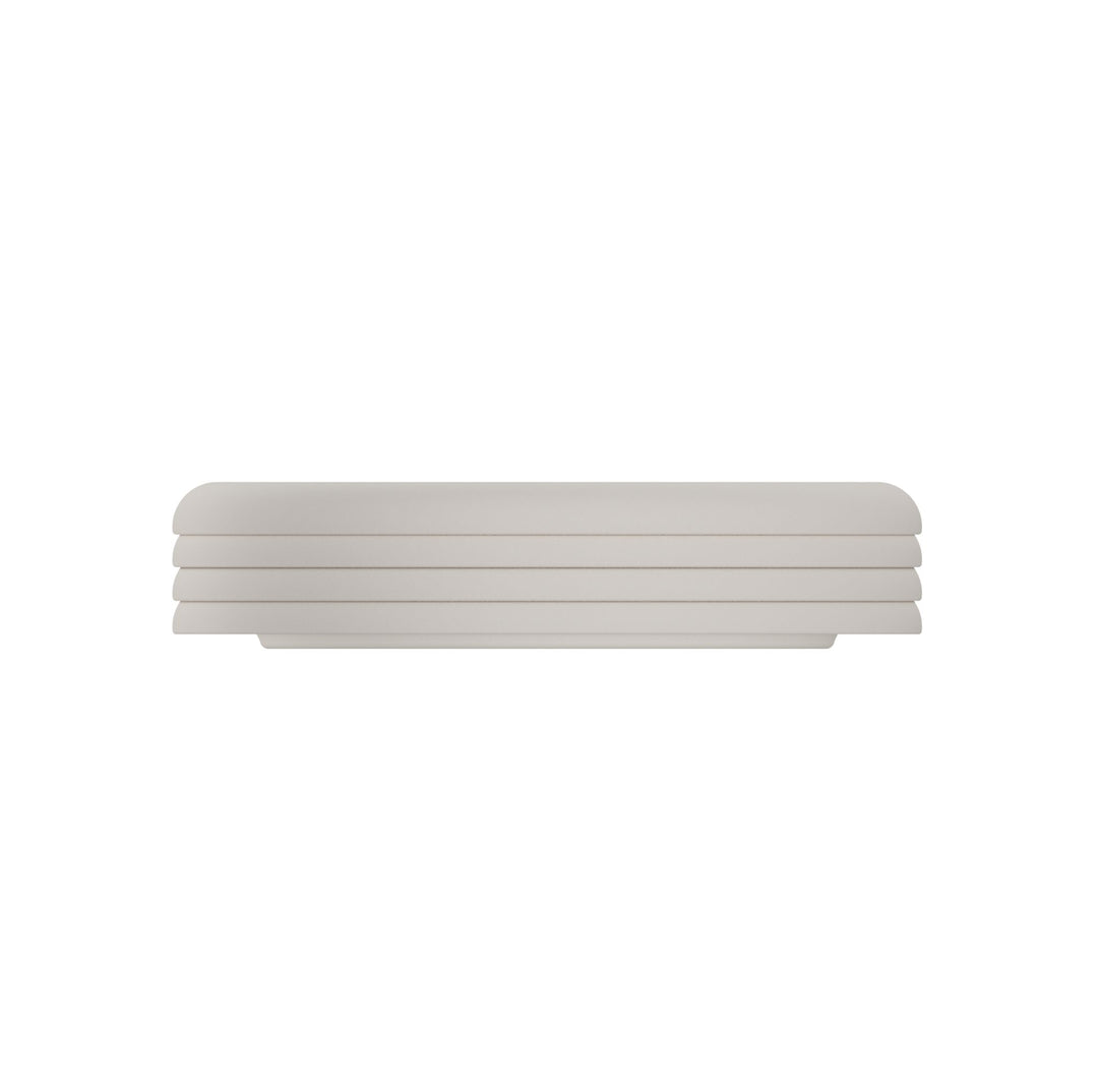 DESIGNSTUFF RUND Bubble Coasters, Stone (Set of 4)