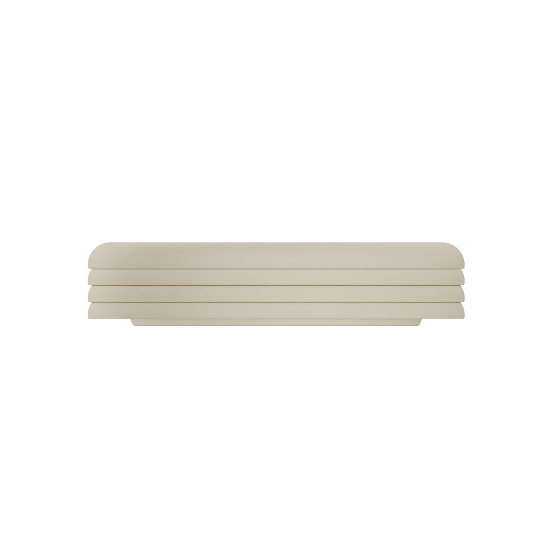 DESIGNSTUFF RUND Bubble Coasters, Sand (Set of 4)
