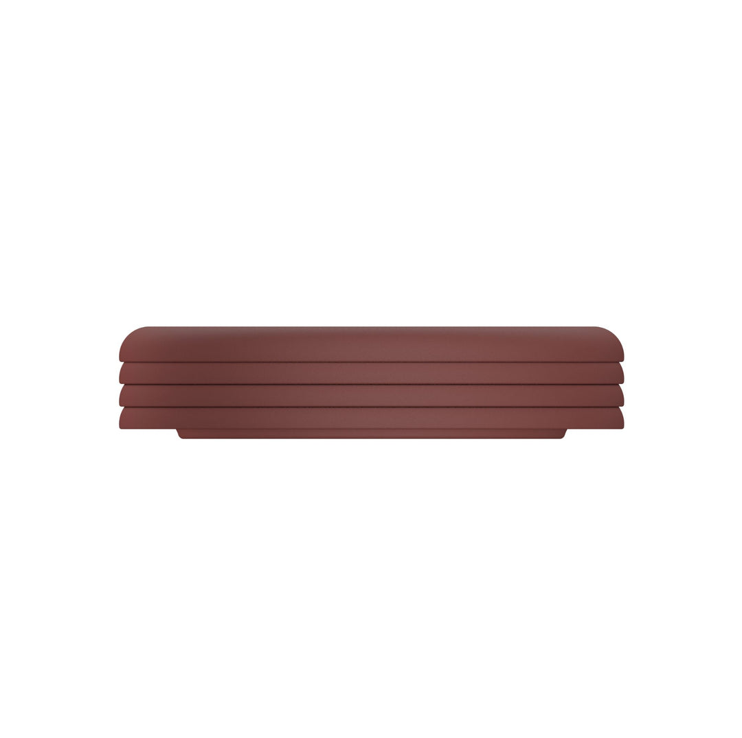 DESIGNSTUFF RUND Bubble Coasters, Brick (Set of 4)