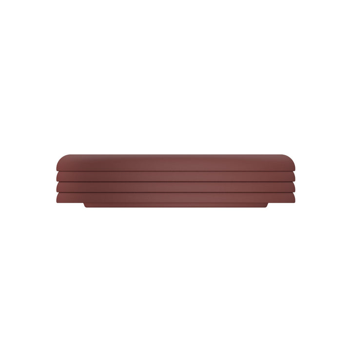 DESIGNSTUFF RUND Bubble Coasters, Brick (Set of 4)