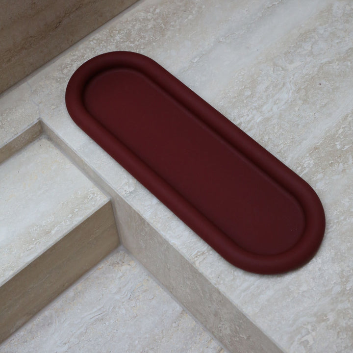 DESIGNSTUFF RUND Bubble Tray, 35cm, Brick