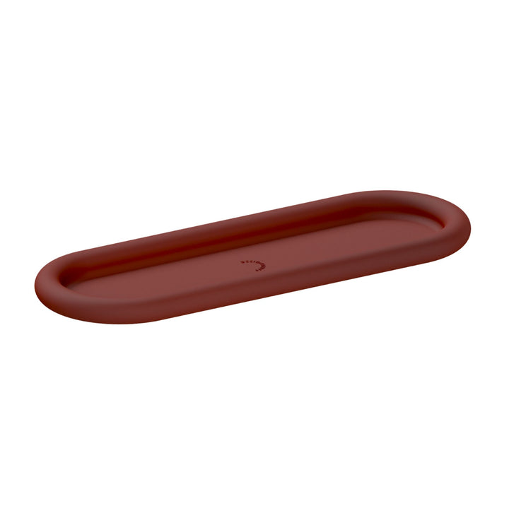 DESIGNSTUFF RUND Bubble Tray, 35cm, Brick