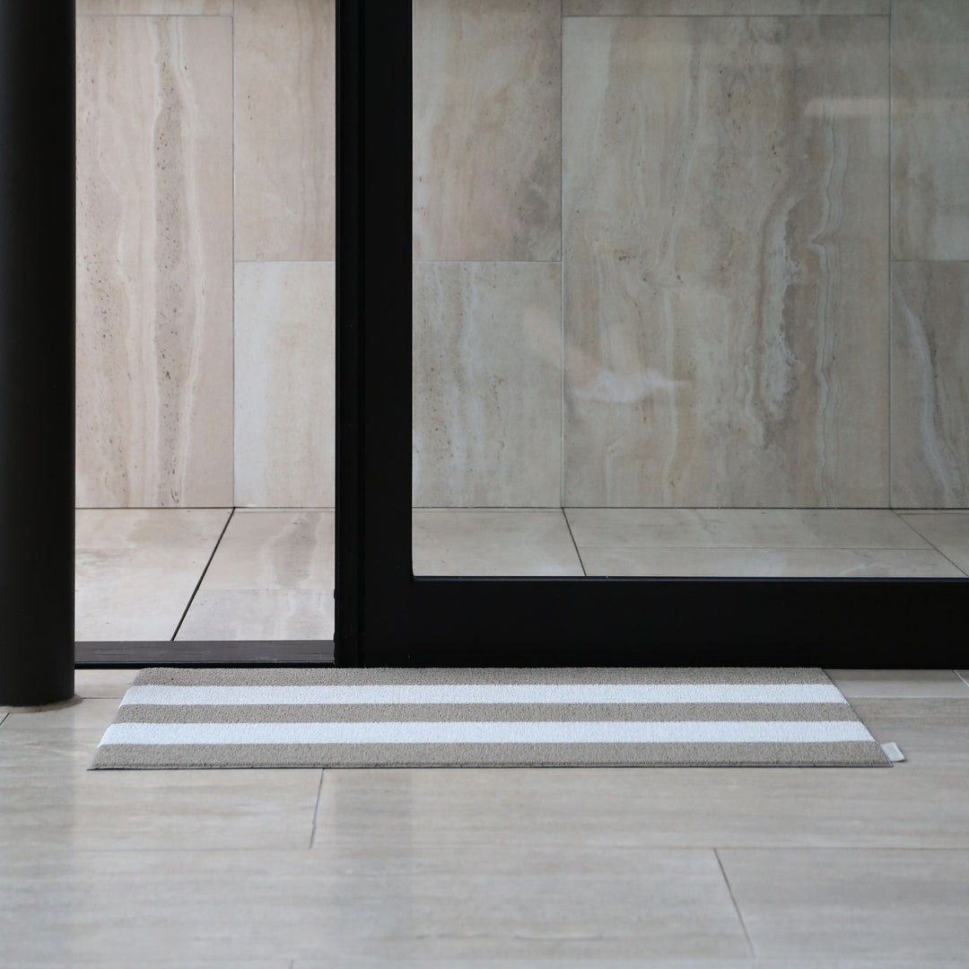 DESIGNSTUFF HAVN Doormat 60x90 cm, Sand/Chalk