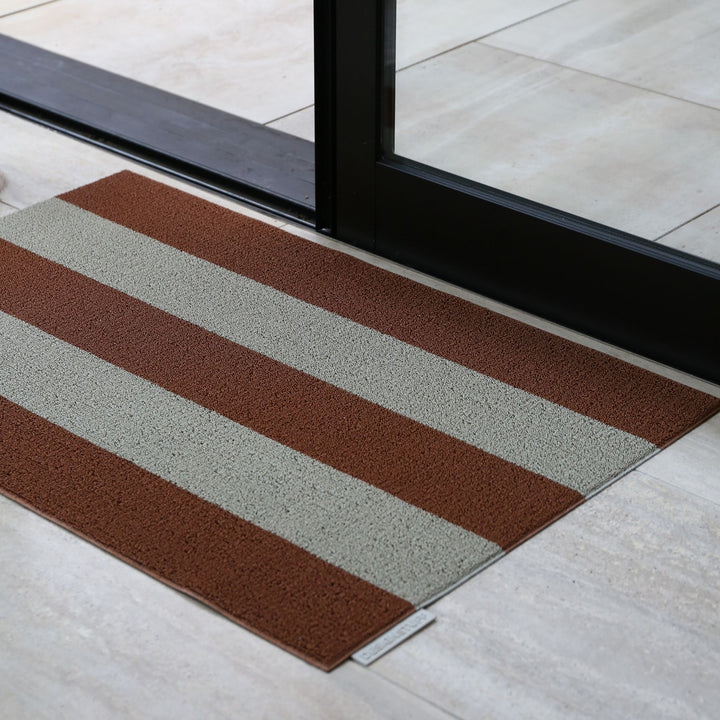 DESIGNSTUFF HAVN Doormat 60x90 cm, Ochre/Stone