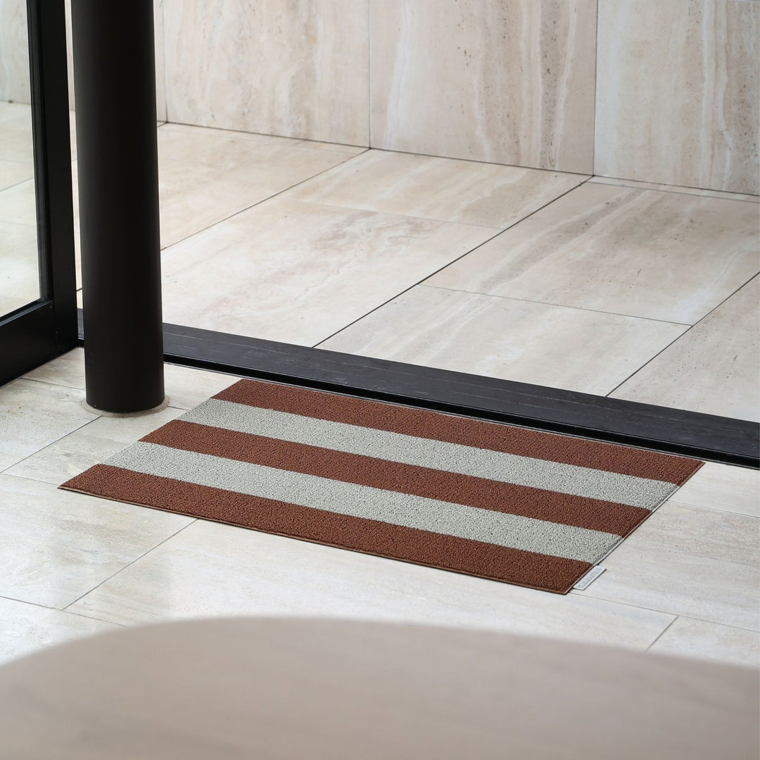 DESIGNSTUFF HAVN Doormat 60x90 cm, Ochre/Stone