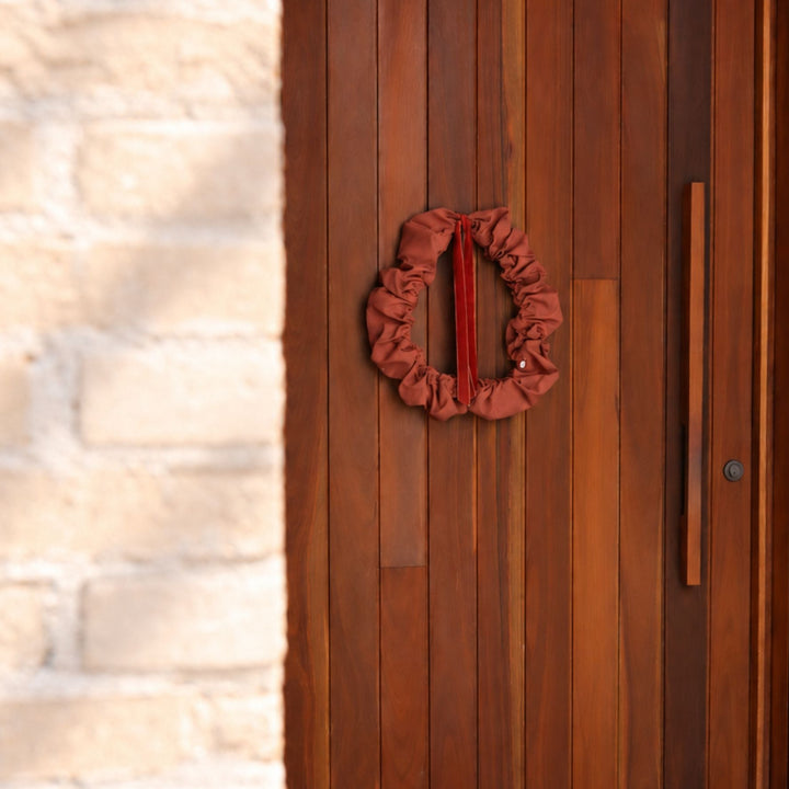 DESIGNSTUFF VIRA Wreath, Brick
