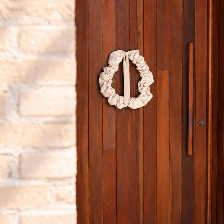 DESIGNSTUFF VIRA Wreath, Cream
