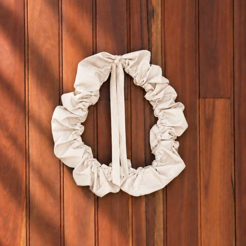 DESIGNSTUFF VIRA Wreath, Cream