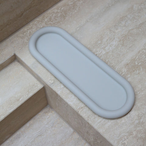 DESIGNSTUFF RUND Bubble Tray, 35cm, Stone