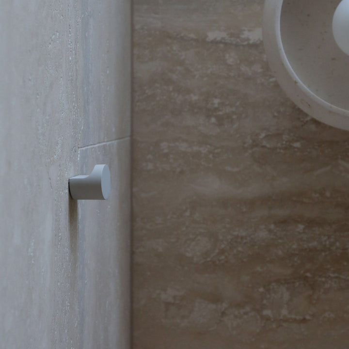 DESIGNSTUFF ARC Hook/Knob 34mm, Stone