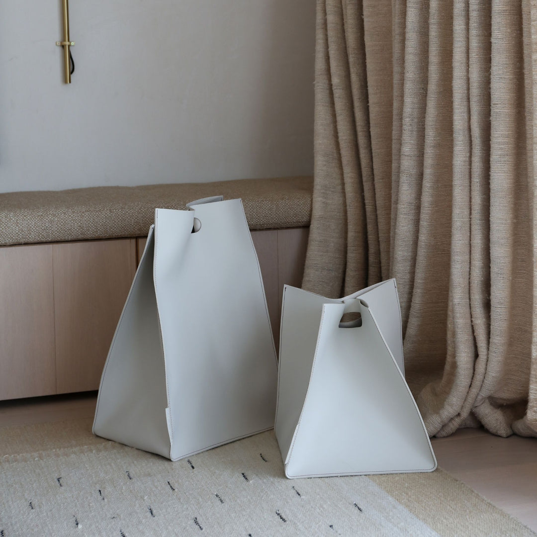 DESIGNSTUFF FORMA Storage Bag H40cm, Stone