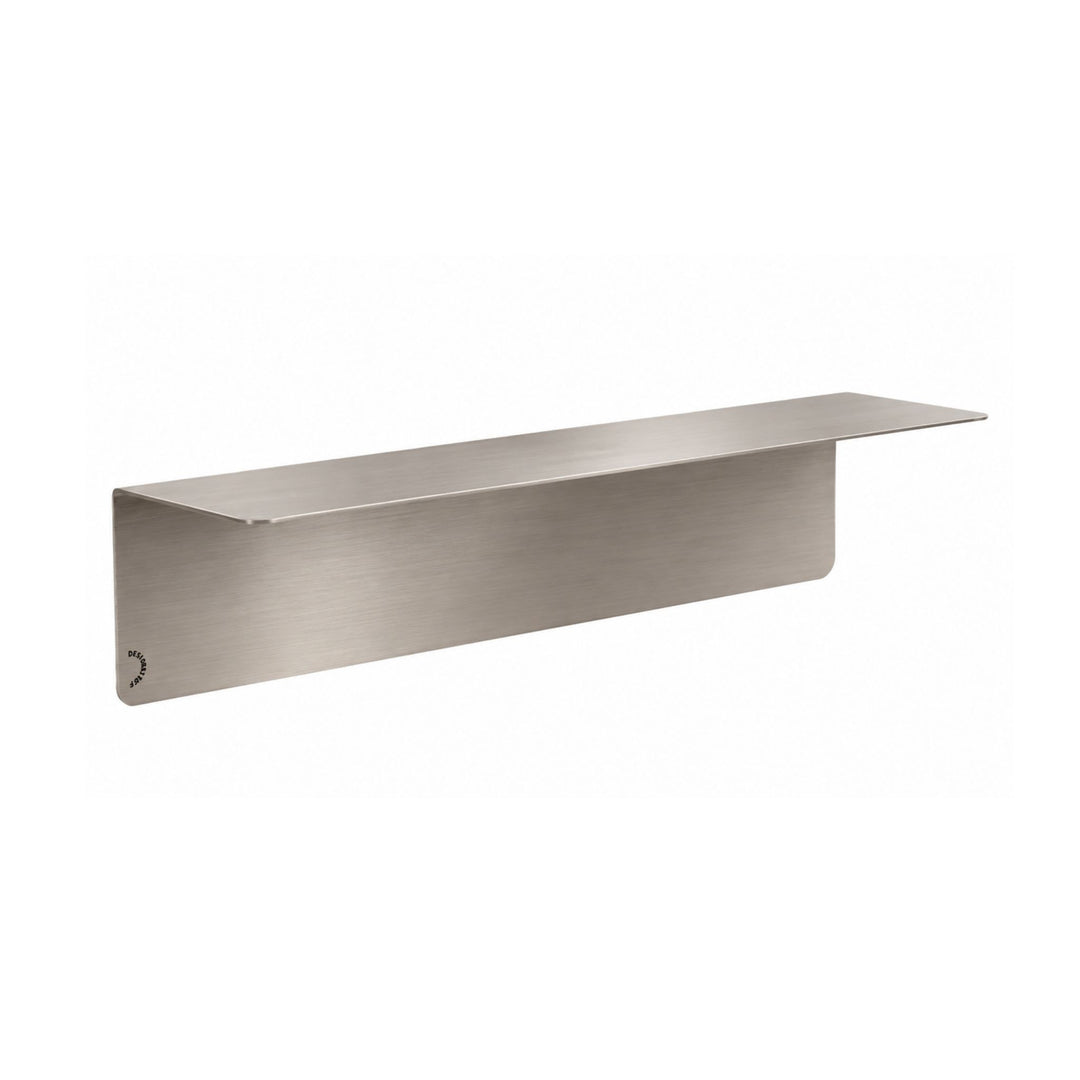 DESIGNSTUFF Shelf, L40 cm, Brushed Steel