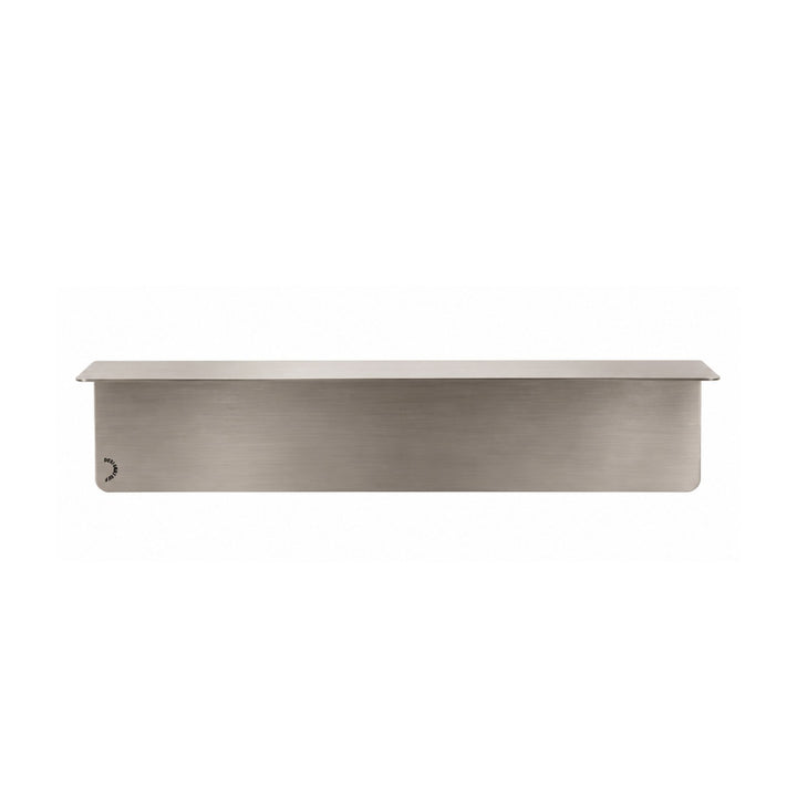 DESIGNSTUFF Shelf, L40 cm, Brushed Steel