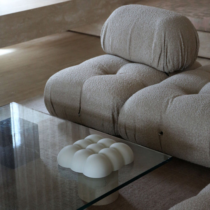 DESIGNSTUFF VIAH Dahl Sculpture, 30cm, Stone