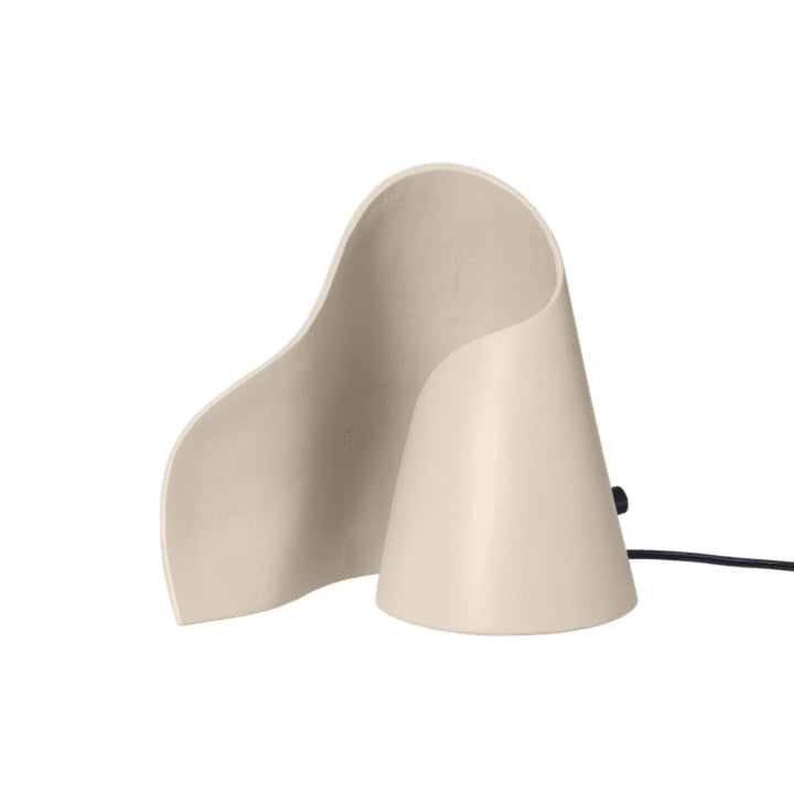 FERM LIVING Oyster Table Lamp, Light Cashmere