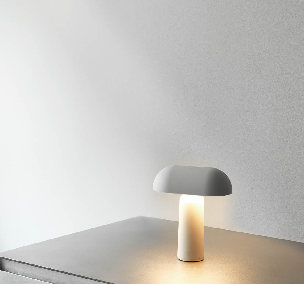 NORMANN COPENHAGEN Porta Portable Table Lamp, Grey