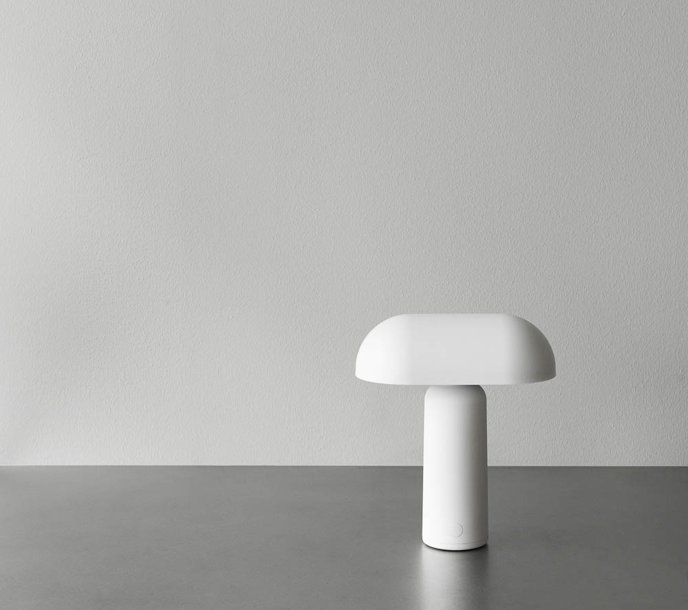 NORMANN COPENHAGEN Porta Portable Table Lamp, White