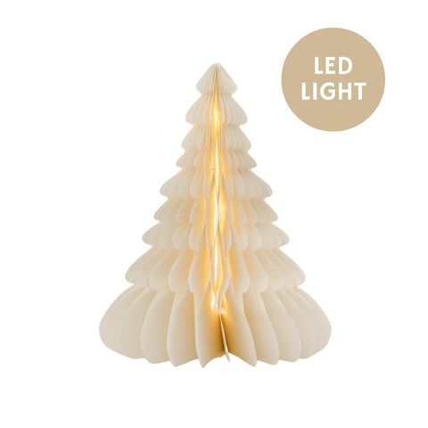 PRE-ORDER │ NORDIC ROOMS Tree Standing Off-White with LED, H 30cm