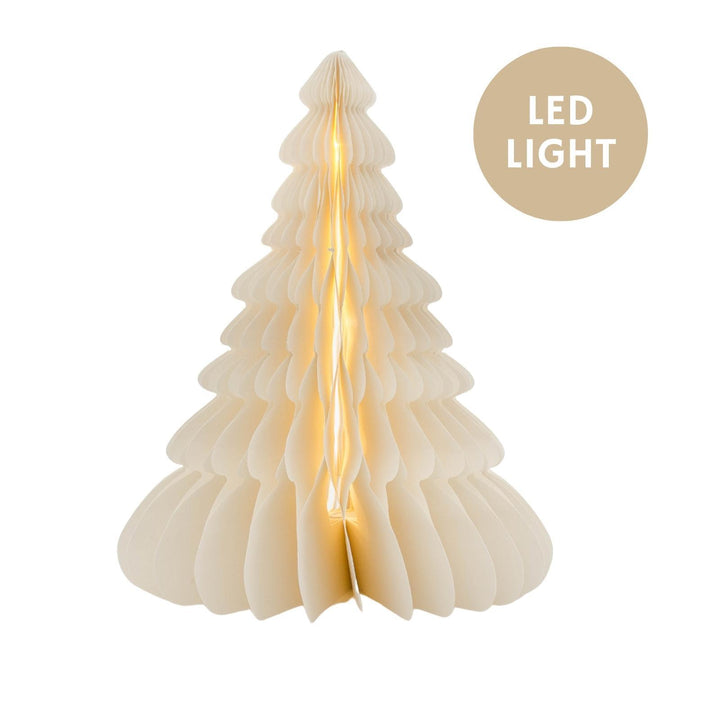 PRE-ORDER │ NORDIC ROOMS Tree Standing Off-White with LED, H 36cm