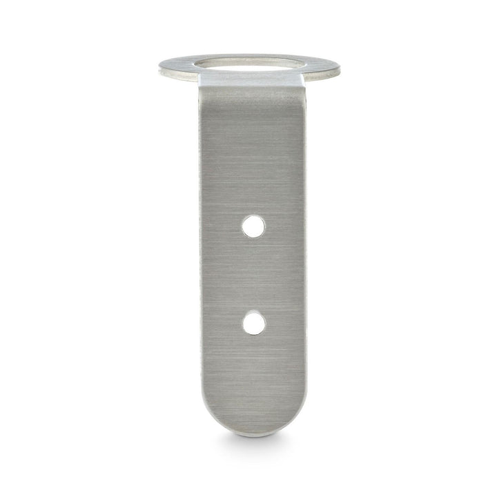 DESIGNSTUFF Floating Soap Dispenser Holder, Brushed Steel