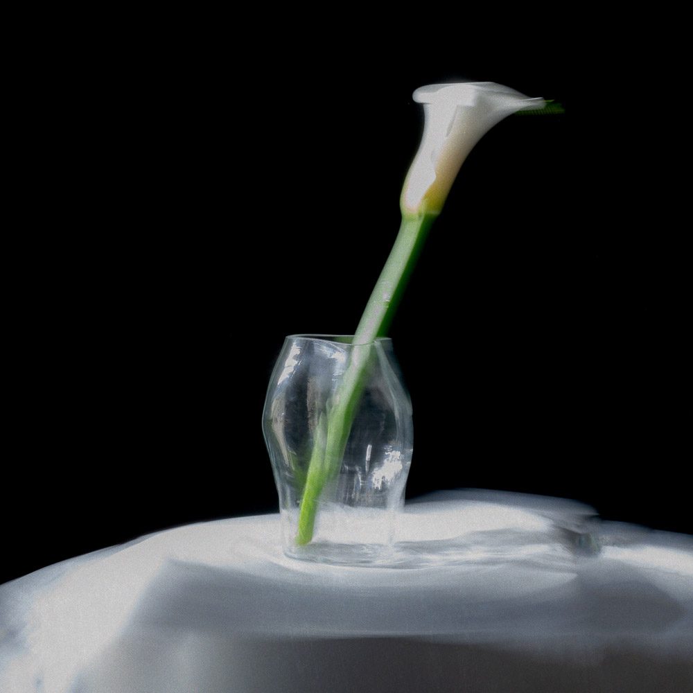 NEW WORKS Blaehr Vase Small, Clear Glass