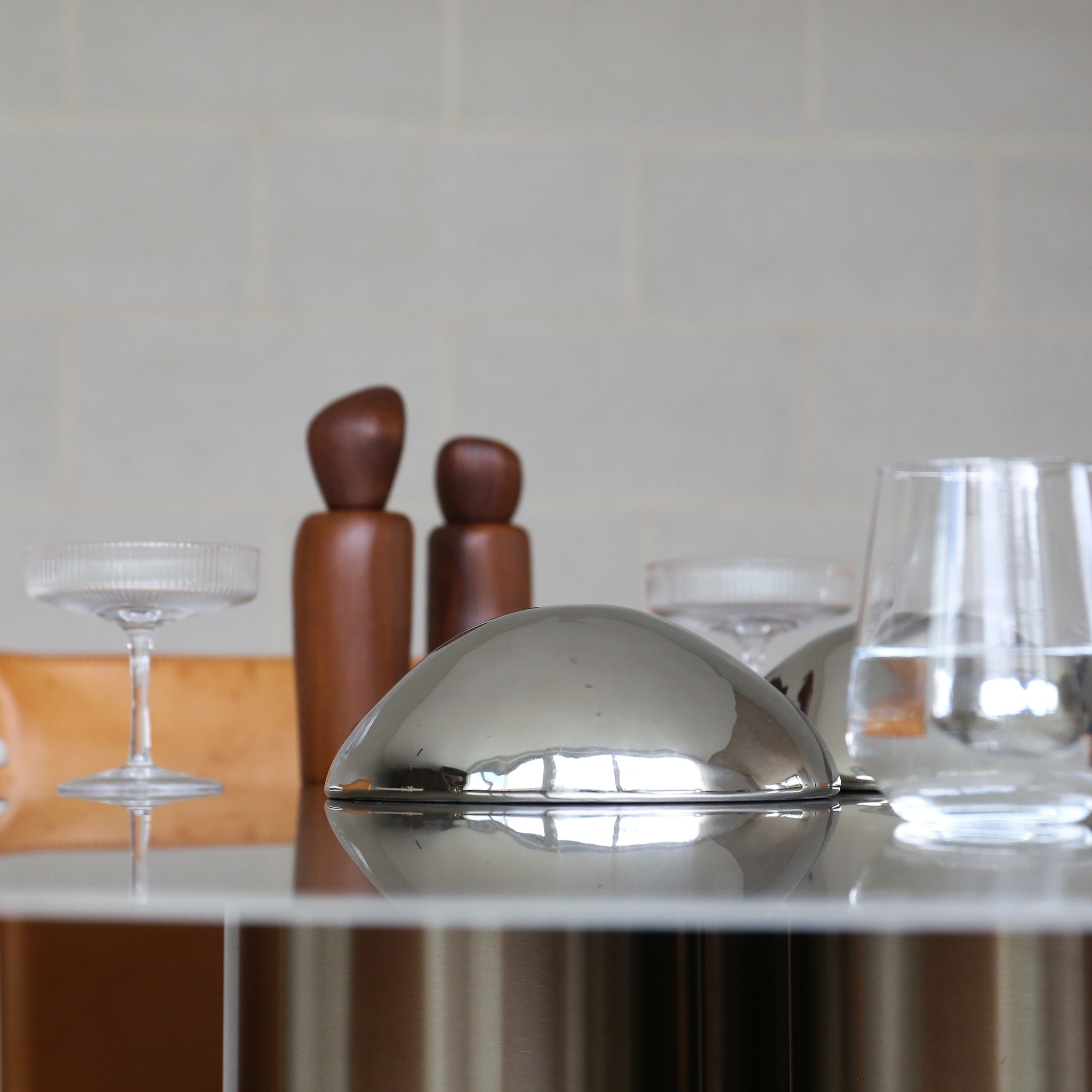 FERM LIVING Cairn Grinder, Dark Brown
