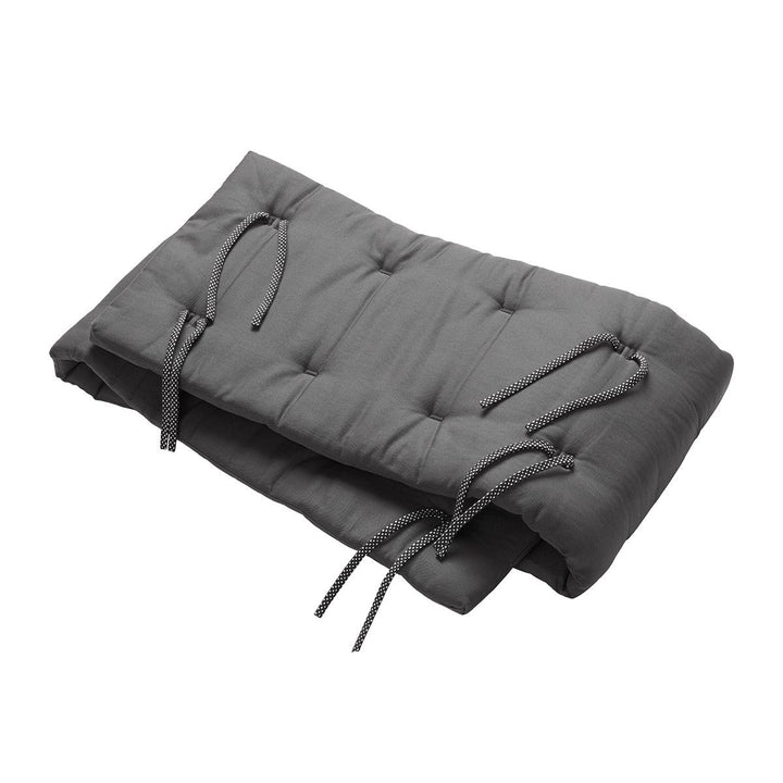 LINEA BY LEANDER Organic Cot Bumper, Cool Grey