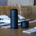 EKTA LIVING ‘Crush Me’ Salt or Pepper Grinder, Black Oak
