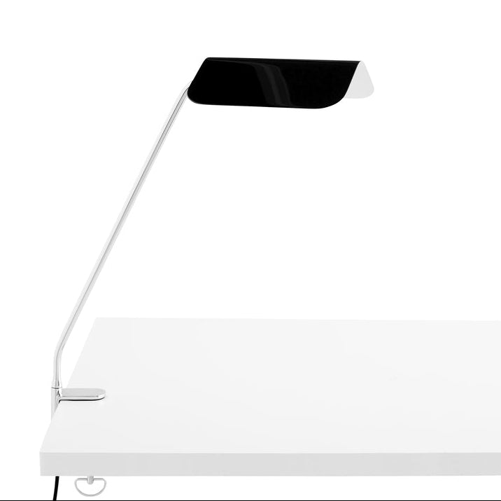 HAY Apex Desk Clip Lamp, Iron Black