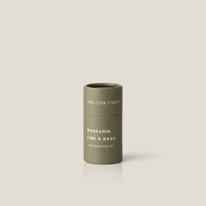 ADDITION STUDIO Mandarin, Lime & Basil Essential Oil, 15mL