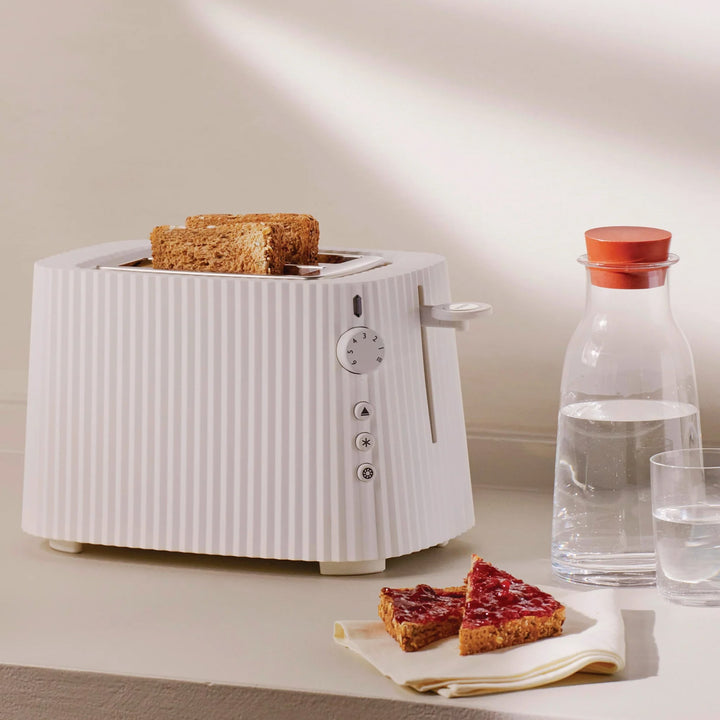 ALESSI Plisse Toaster, White