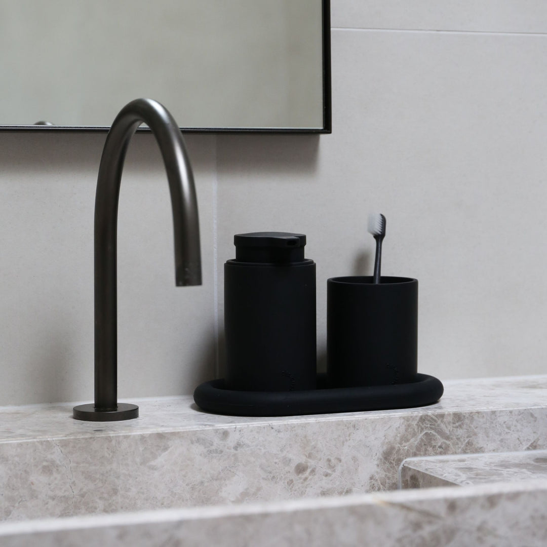 DESIGNSTUFF ARC Soap Dispenser, Black